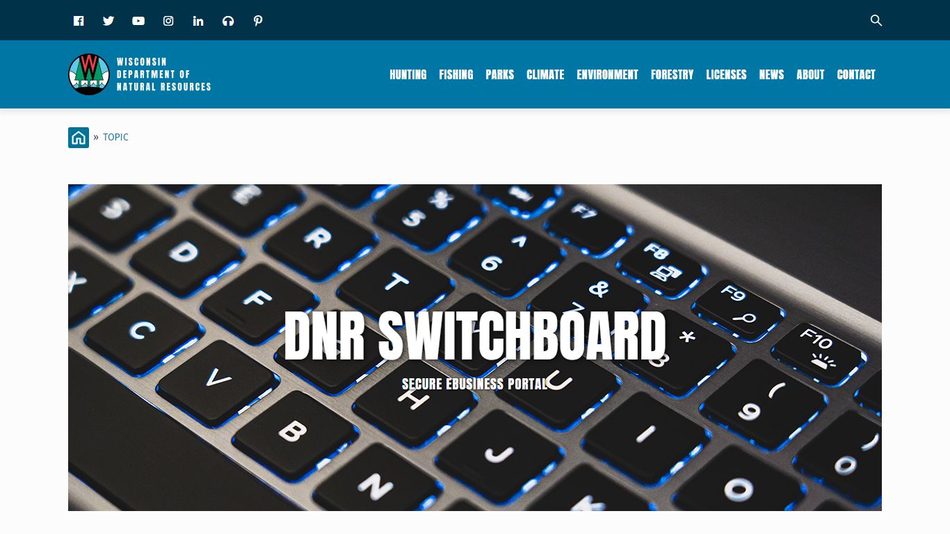 Switchboard | Wisconsin DNR